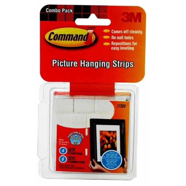 3M Command Picture Hanging Strips Combo Pack 3M309331